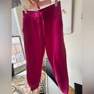 Ralph Lauren Fuchia strong pink Joggers